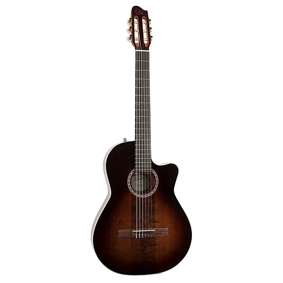 Godin Arena Pro Cutaway Bourbon Burst Nylon String Electro Guitar - Image 2
