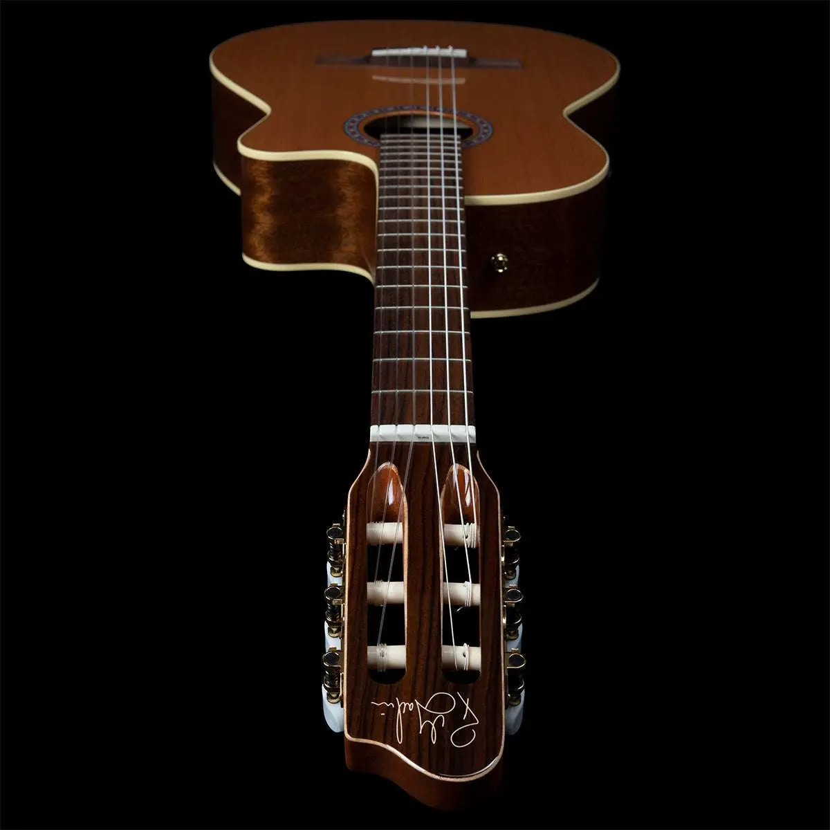 Godin Concert Cutaway Clasica II Nylon String Electro Guitar - Image 6