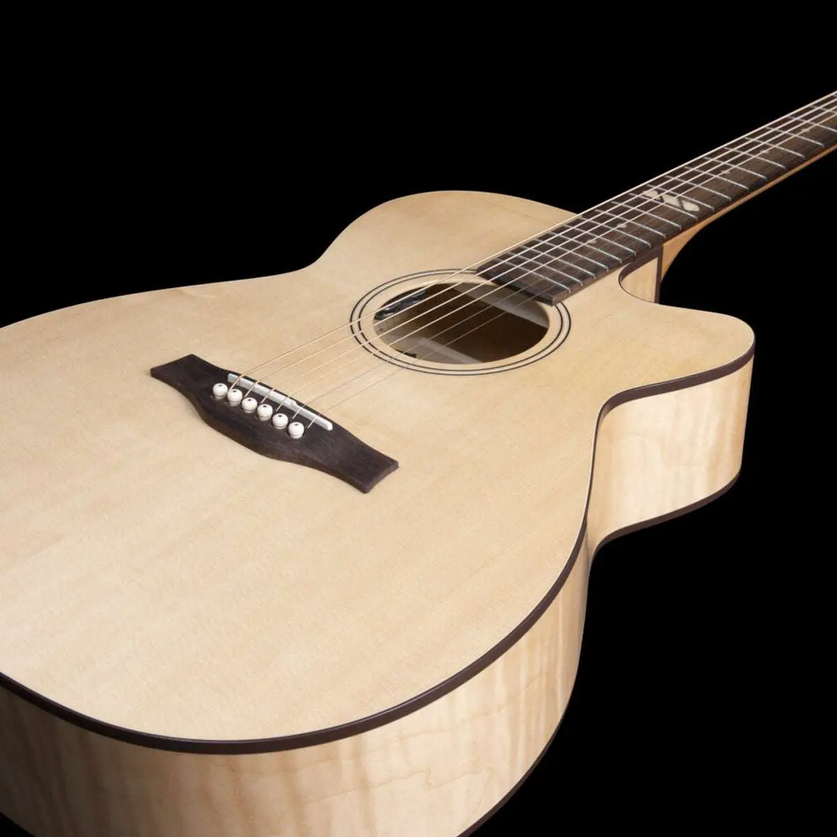 Godin Fairmount CW Electro-Acoustic Guitar ~ Flame Maple - Image 7