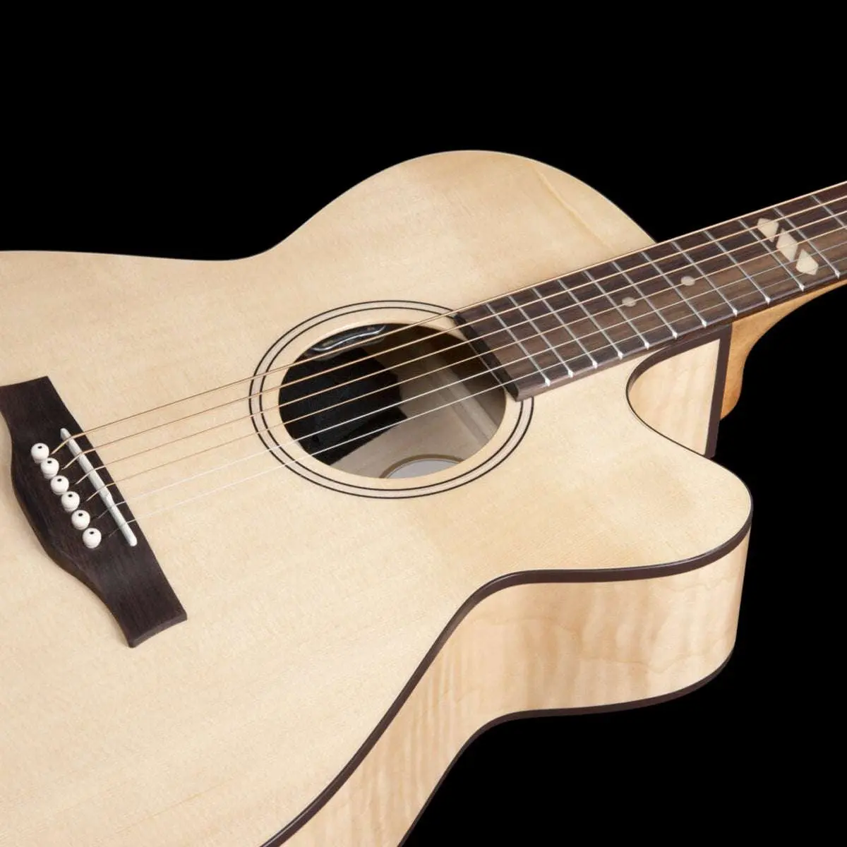 Godin Fairmount CW Electro-Acoustic Guitar ~ Flame Maple - Image 9