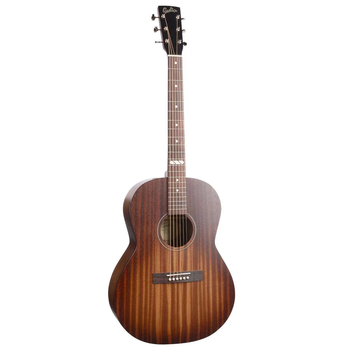Godin Folk LTD Mahogany Electro-Acoustic Guitar ~ Rustic Burst - Image 2