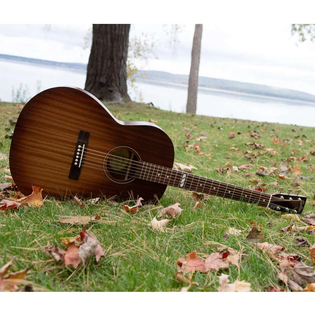 Godin Folk LTD Mahogany Electro-Acoustic Guitar ~ Rustic Burst - Image 5
