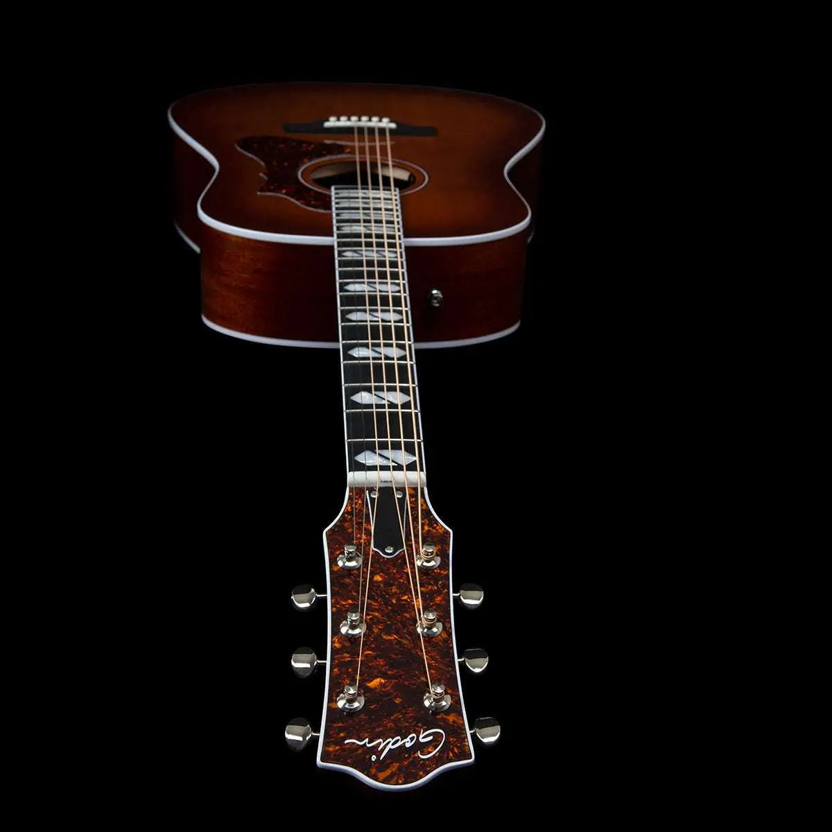 Godin Metropolis LTD HG Electro-Acoustic Guitar with Bag ~ Havana Burst - Image 14
