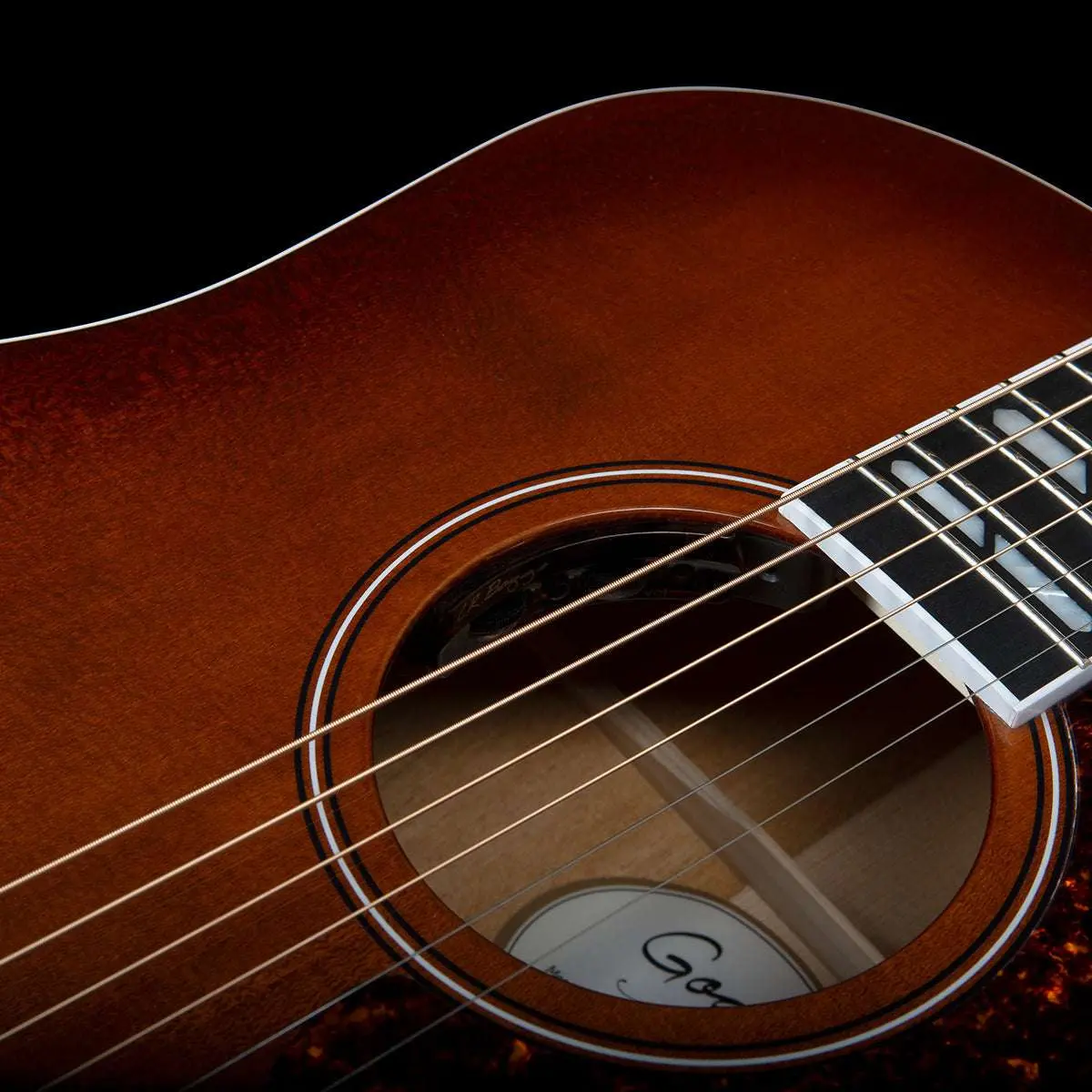 Godin Metropolis LTD HG Electro-Acoustic Guitar with Bag ~ Havana Burst - Image 17