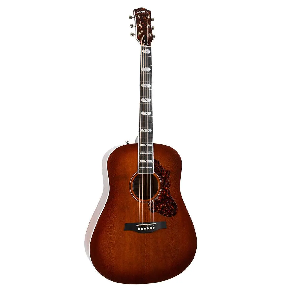 Godin Metropolis LTD HG Electro-Acoustic Guitar with Bag ~ Havana Burst - Image 2