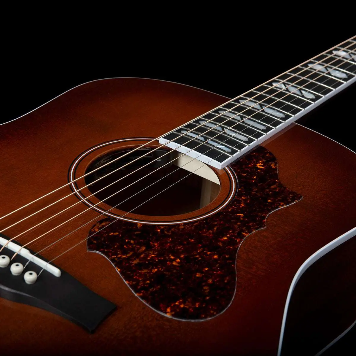 Godin Metropolis LTD HG Electro-Acoustic Guitar with Bag ~ Havana Burst - Image 6