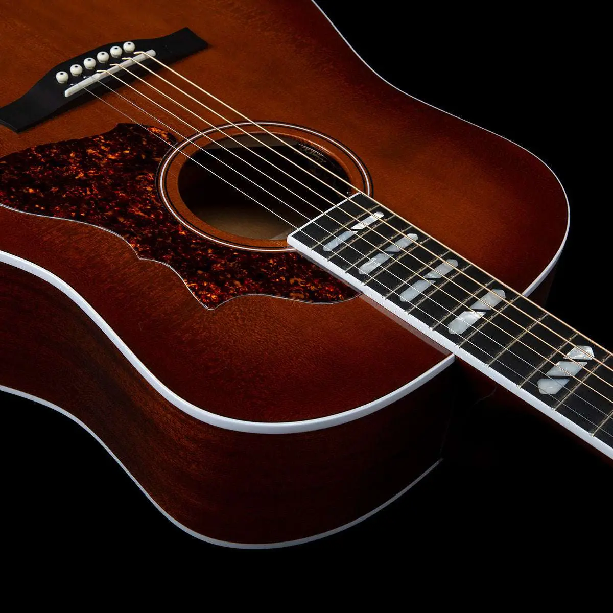 Godin Metropolis LTD HG Electro-Acoustic Guitar with Bag ~ Havana Burst - Image 7