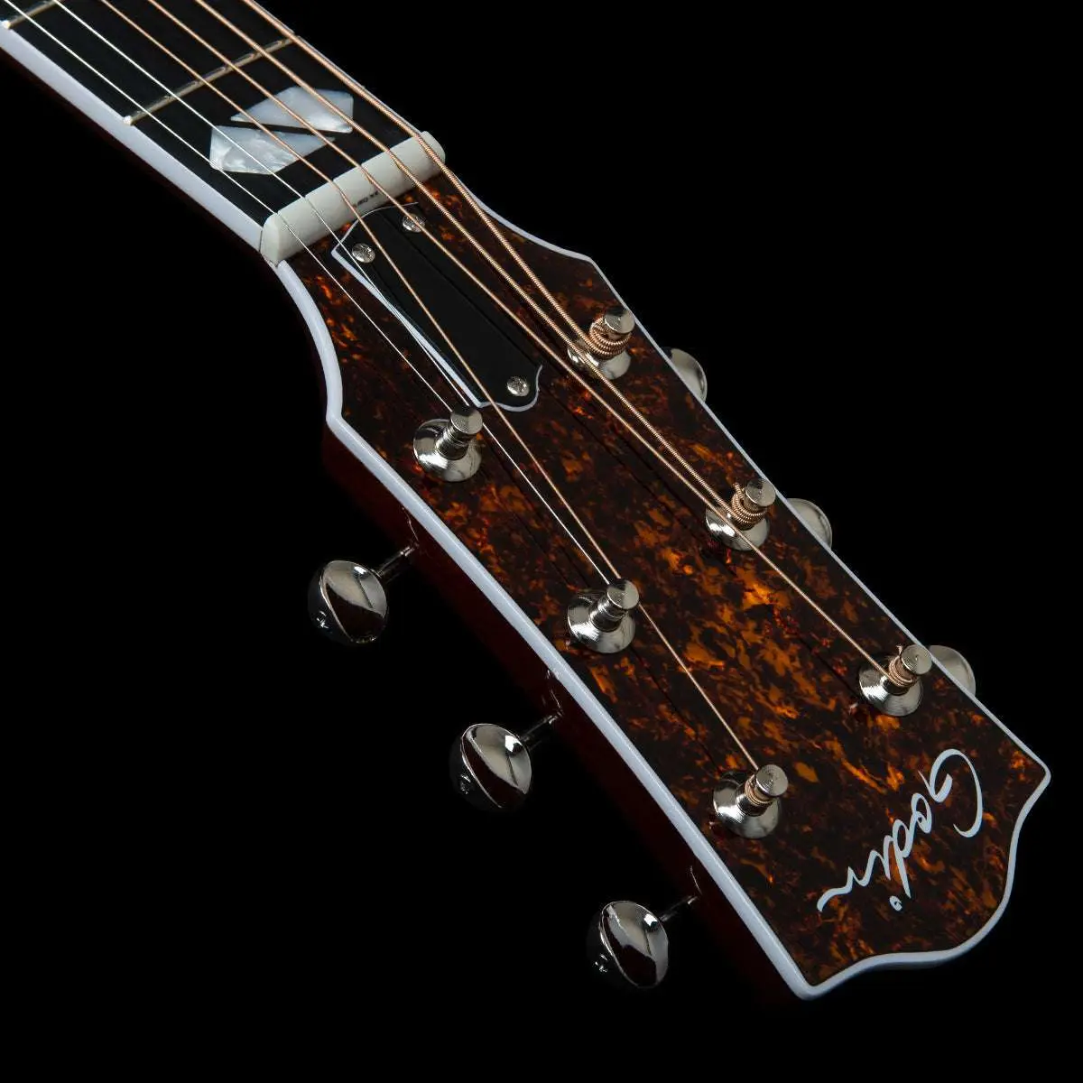 Godin Metropolis LTD HG Electro-Acoustic Guitar with Bag ~ Natural - Image 10