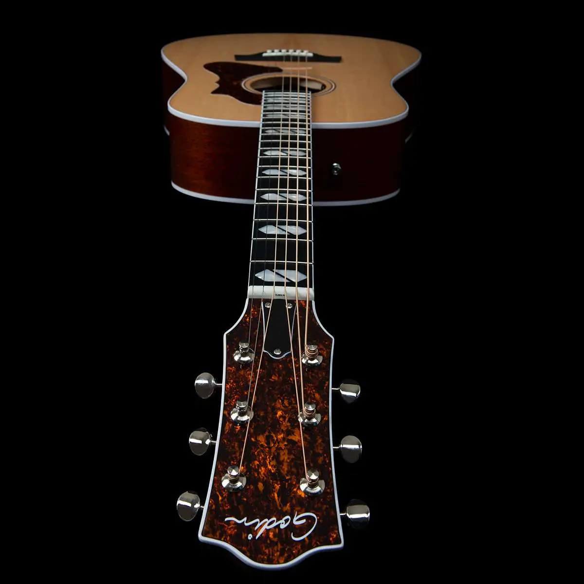 Godin Metropolis LTD HG Electro-Acoustic Guitar with Bag ~ Natural - Image 11