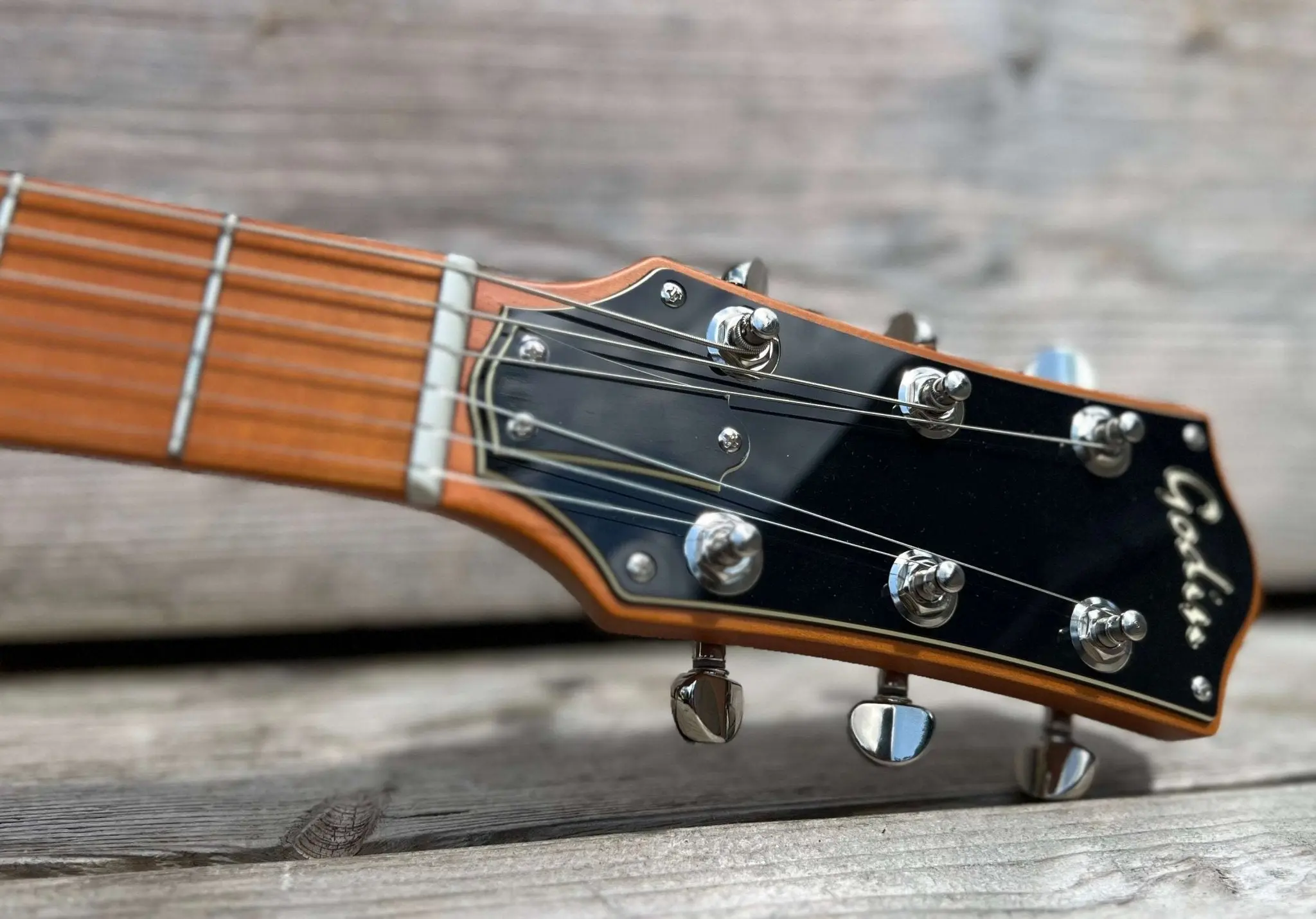 Godin Montreal Premiere Pro Semi-Acoustic Guitar ~ Aztek Red - Image 24