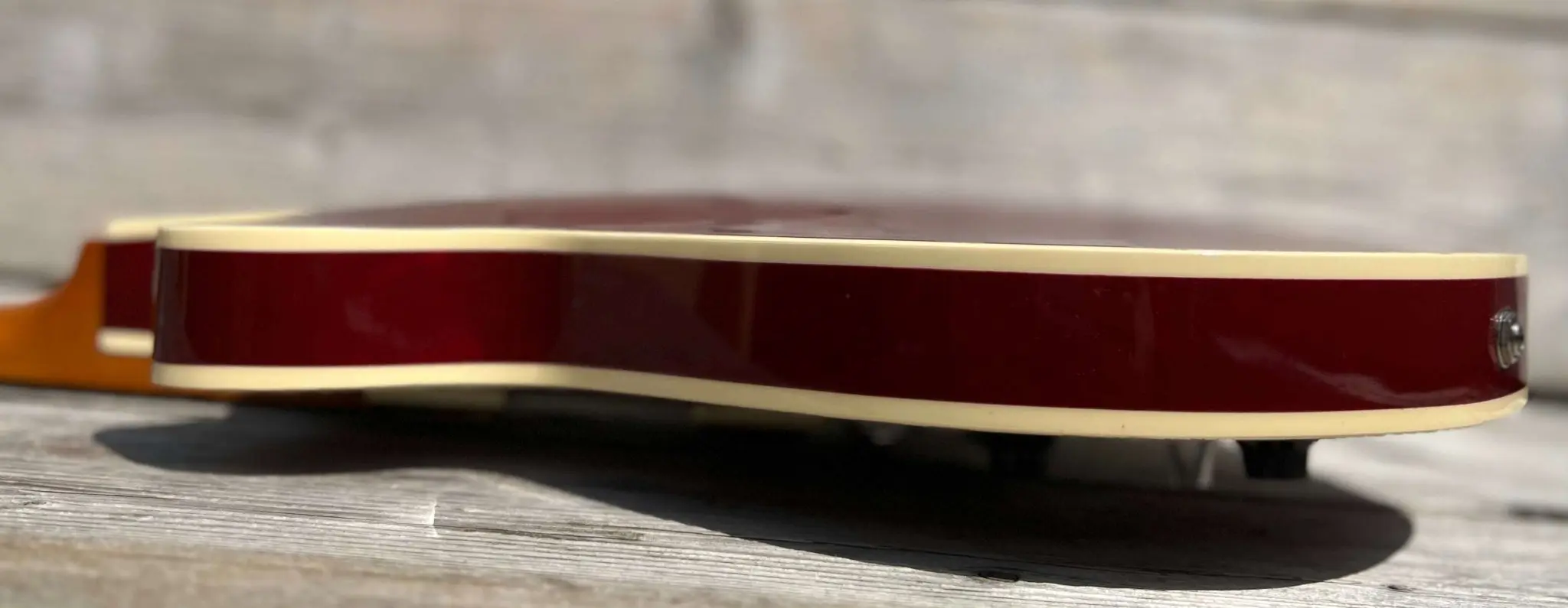 Godin Montreal Premiere Pro Semi-Acoustic Guitar ~ Aztek Red - Image 5