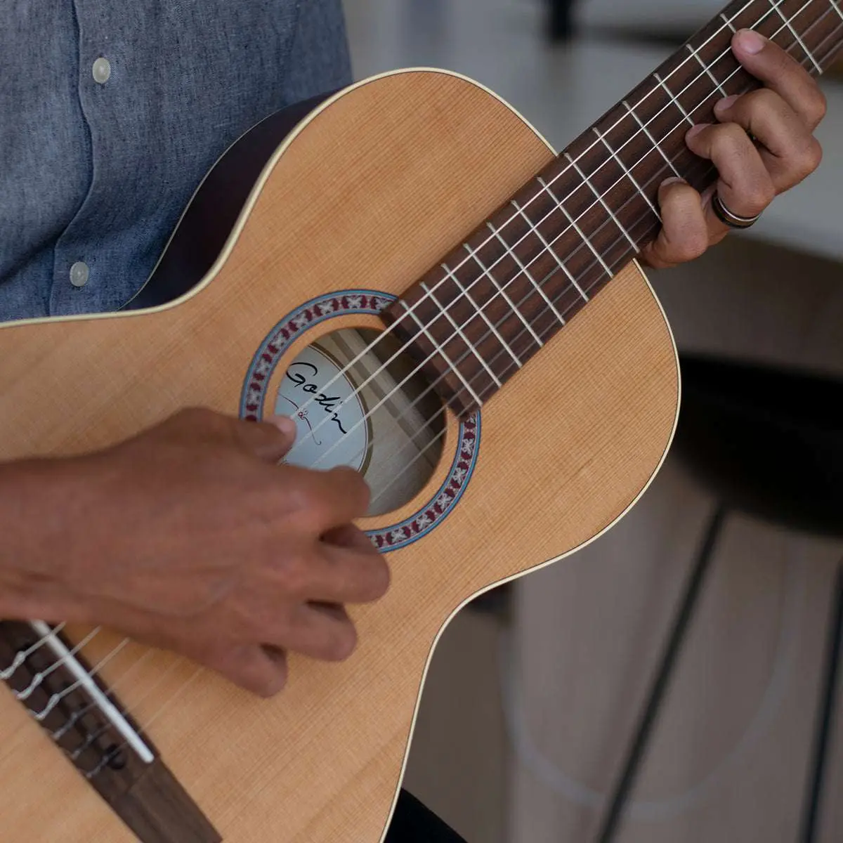 Godin Motif Nylon String Guitar - Image 13