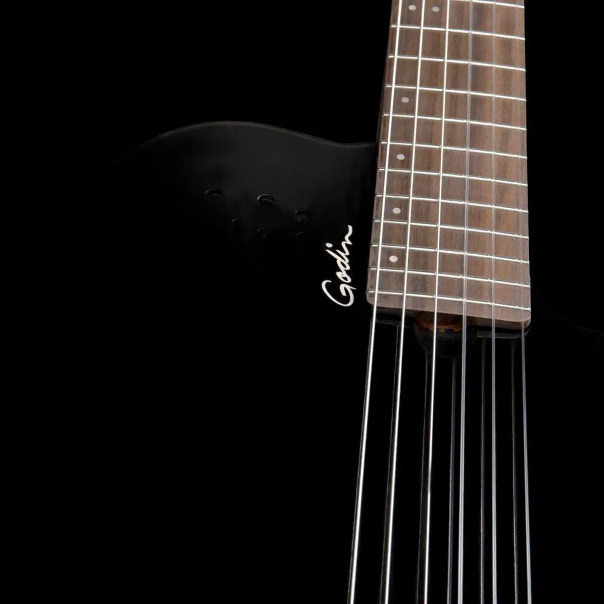 Godin Multiac Mundial Electric Guitar ~ Onyx Black - Image 5