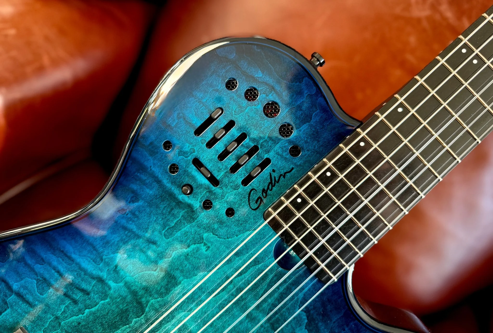 Godin Multiac Nylon Oceanburst LTD - Image 7