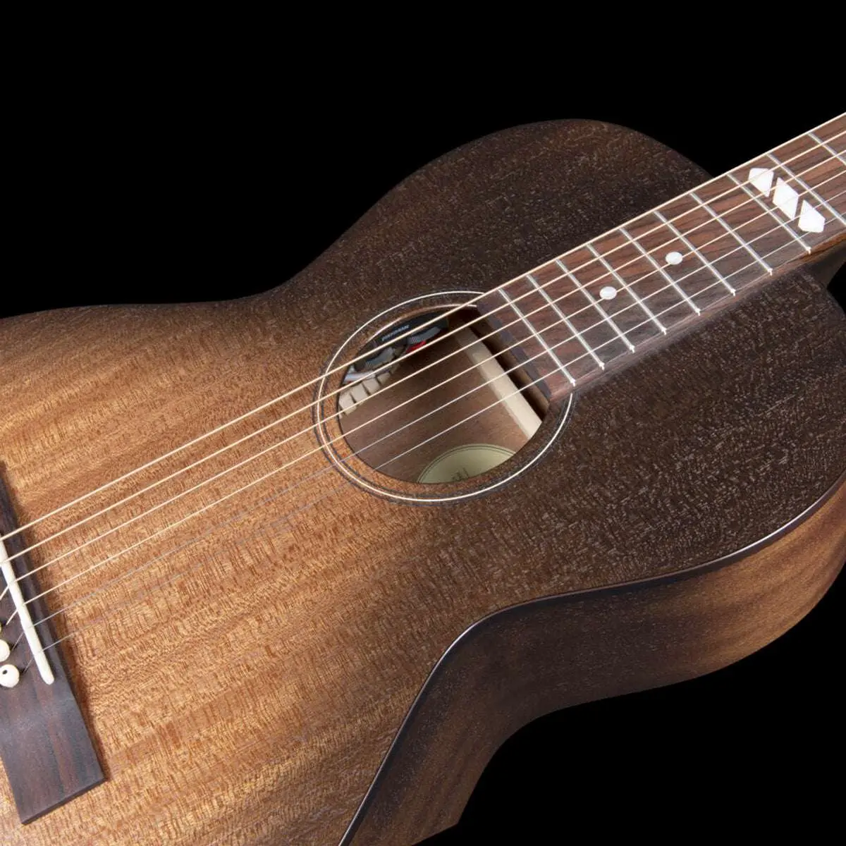 Godin Parlour LTD Mahogany Electro-Acoustic Guitar ~ Black Burst - Image 11
