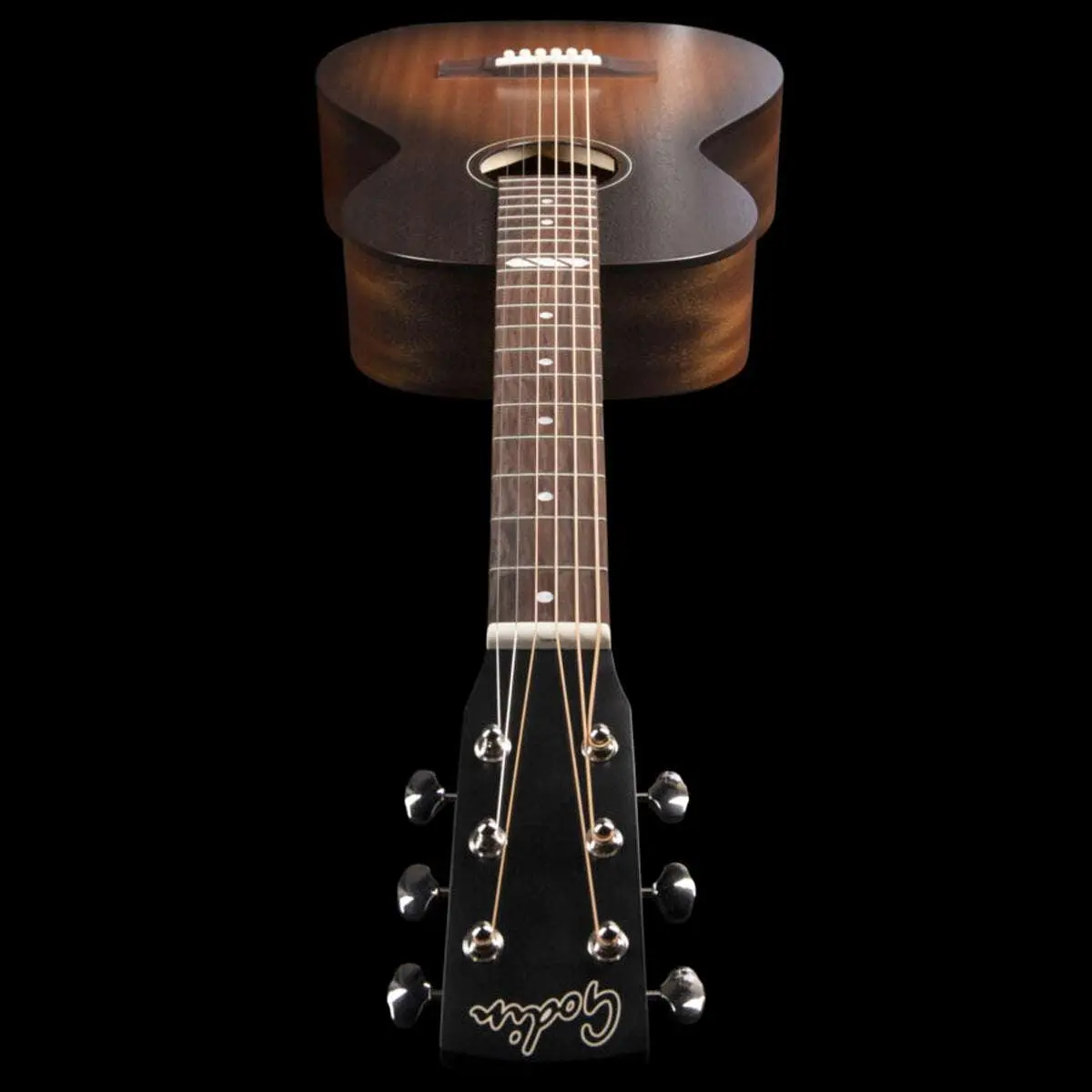 Godin Parlour LTD Mahogany Electro-Acoustic Guitar ~ Black Burst - Image 12