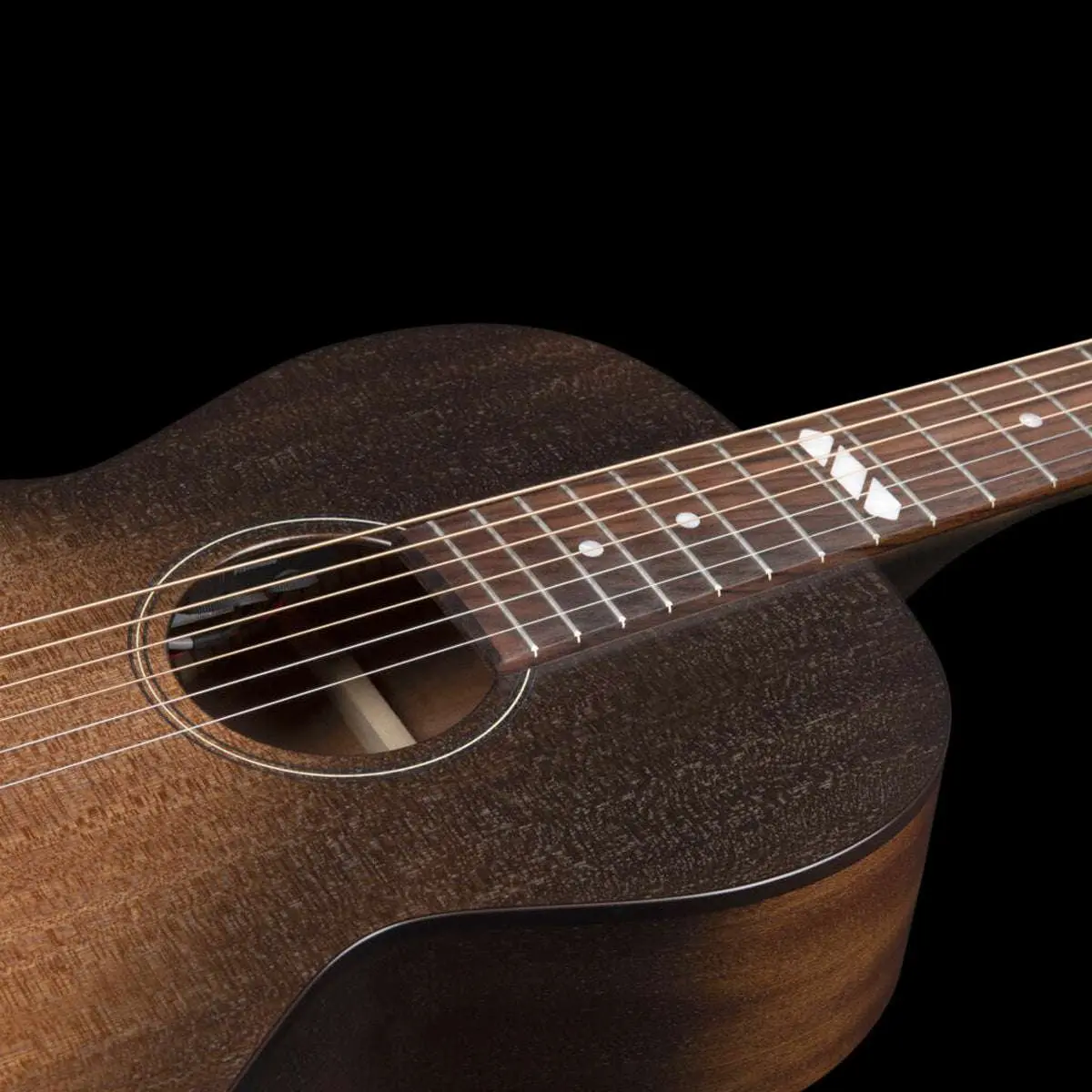 Godin Parlour LTD Mahogany Electro-Acoustic Guitar ~ Black Burst - Image 5