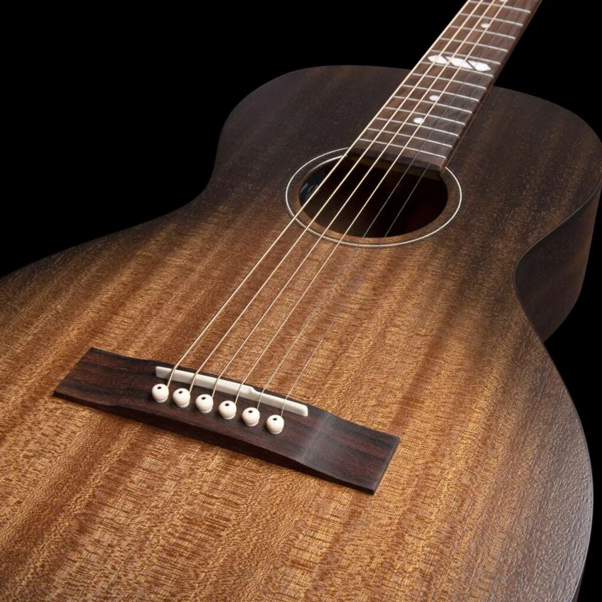 Godin Parlour LTD Mahogany Electro-Acoustic Guitar ~ Black Burst - Image 7
