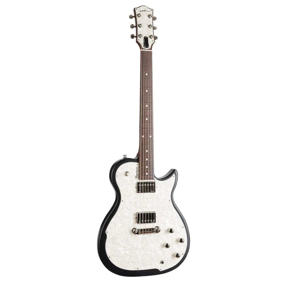 Godin Radiator Electric Guitar ~ Bourbon Burst RN - Image 2