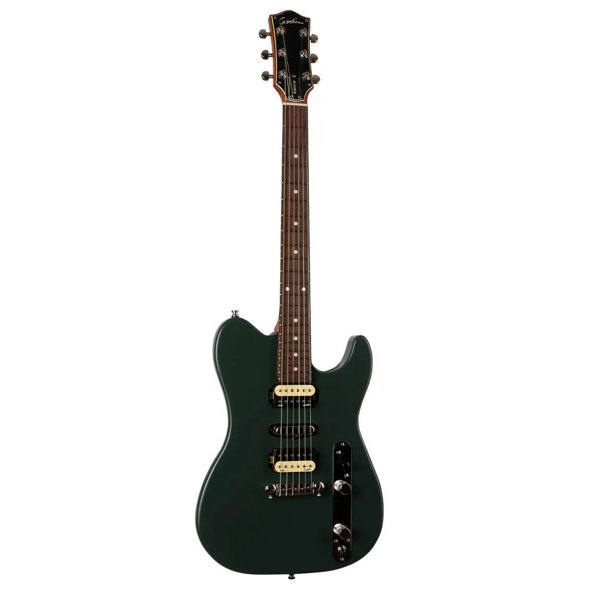 Godin Radium Electric Guitar ~ Matte Green - Image 2