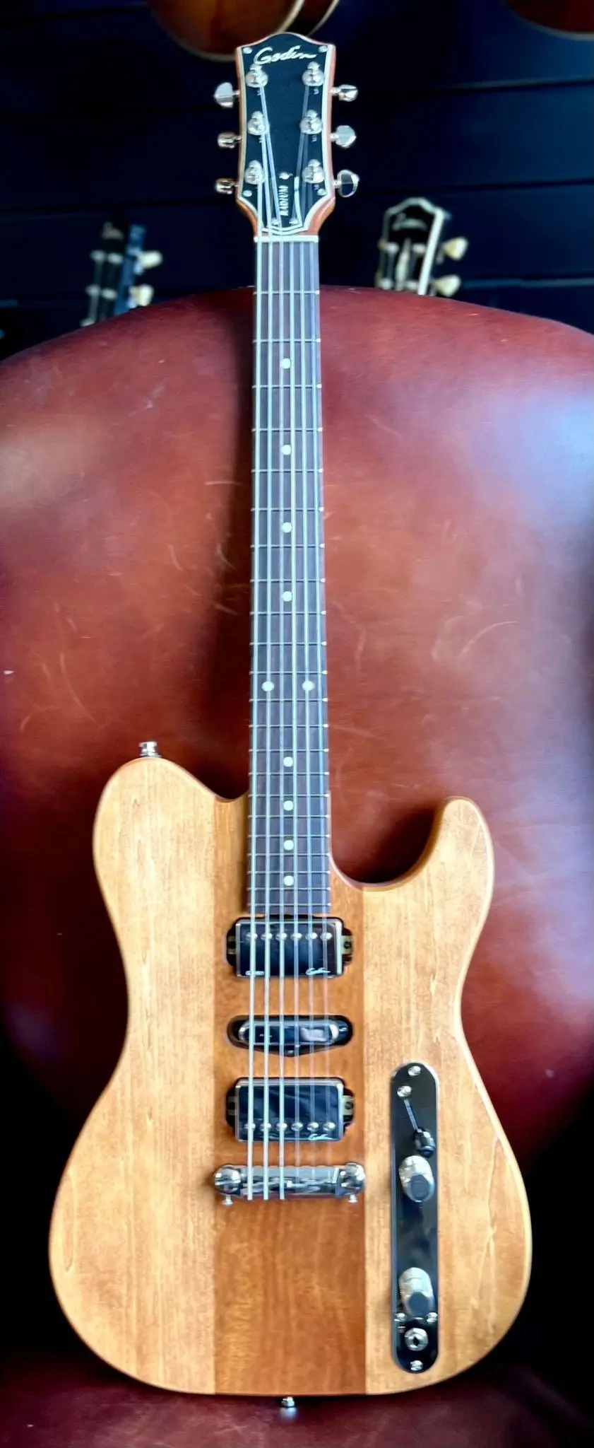 Godin Radium Electric Guitar ~ Winchester Brown RN - Image 9