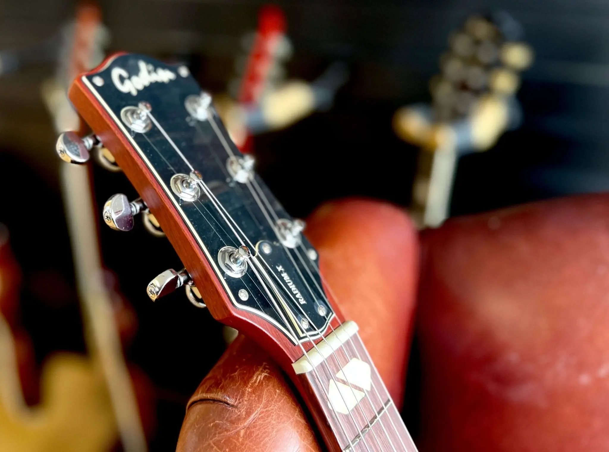 Godin Radium-X Electric Guitar ~ Natural SG - Image 8