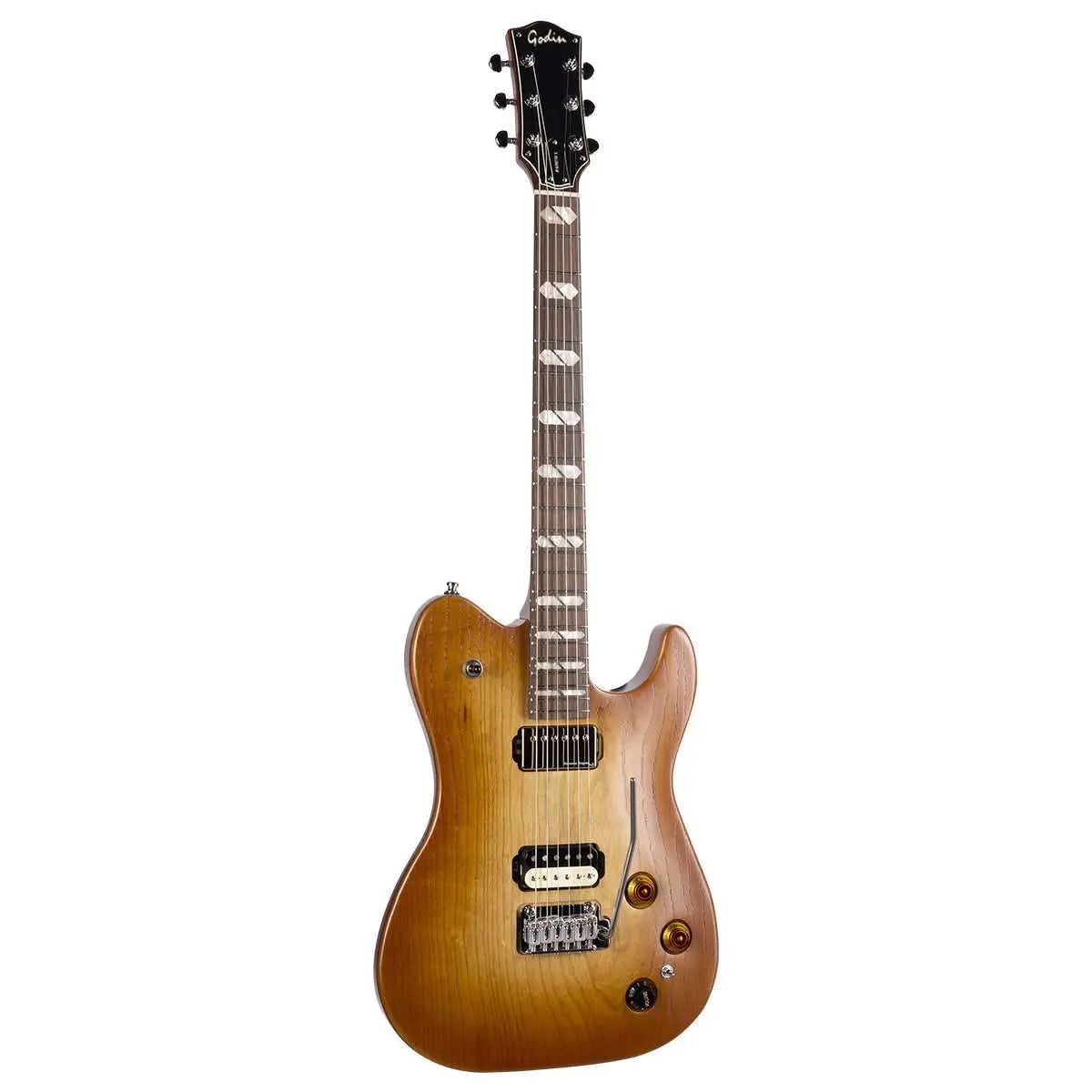 Godin Radium-X Electric Guitar ~ Rustic Burst SG - Image 2