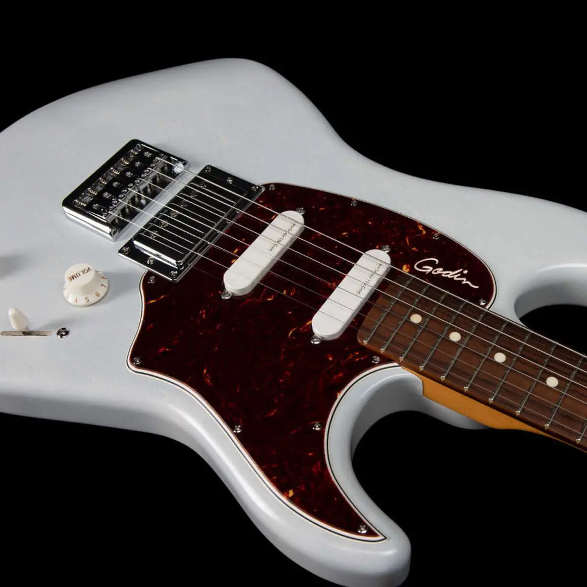 Godin Session RHT Pro Electric Guitar ~ Carbon White - Image 10