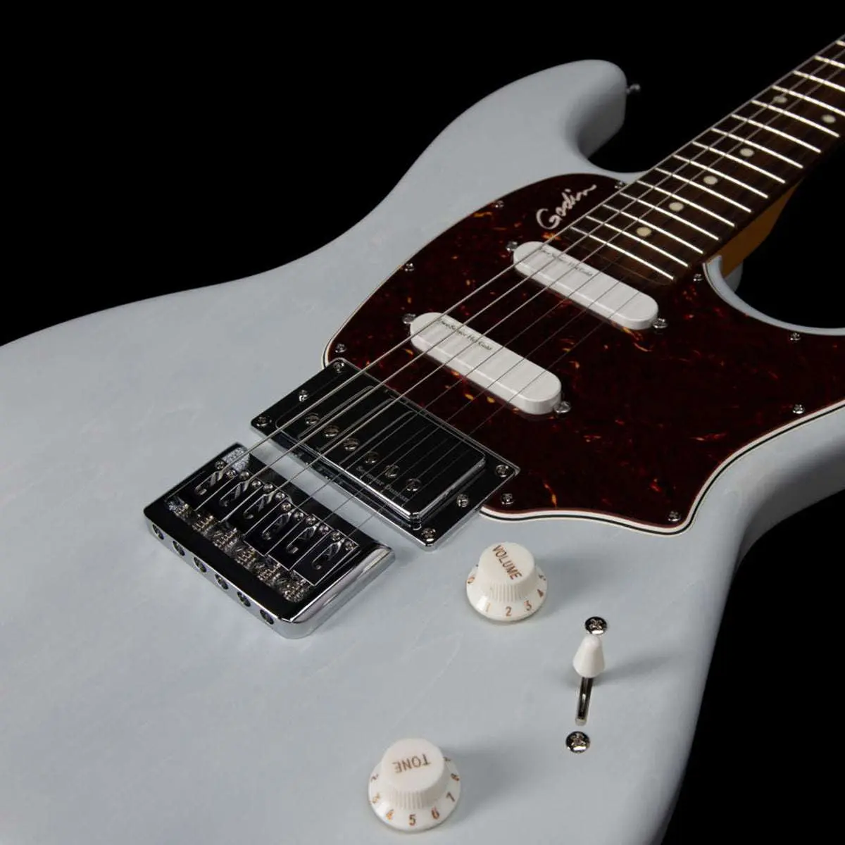 Godin Session RHT Pro Electric Guitar ~ Carbon White - Image 12