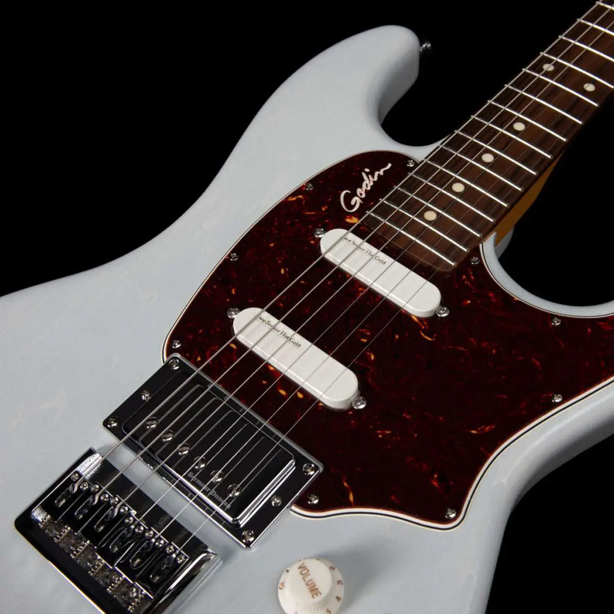 Godin Session RHT Pro Electric Guitar ~ Carbon White - Image 5