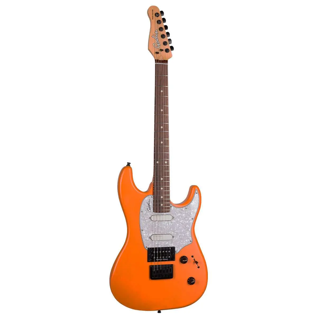Godin Session RHT Pro Electric Guitar ~ Retro Orange - Image 2