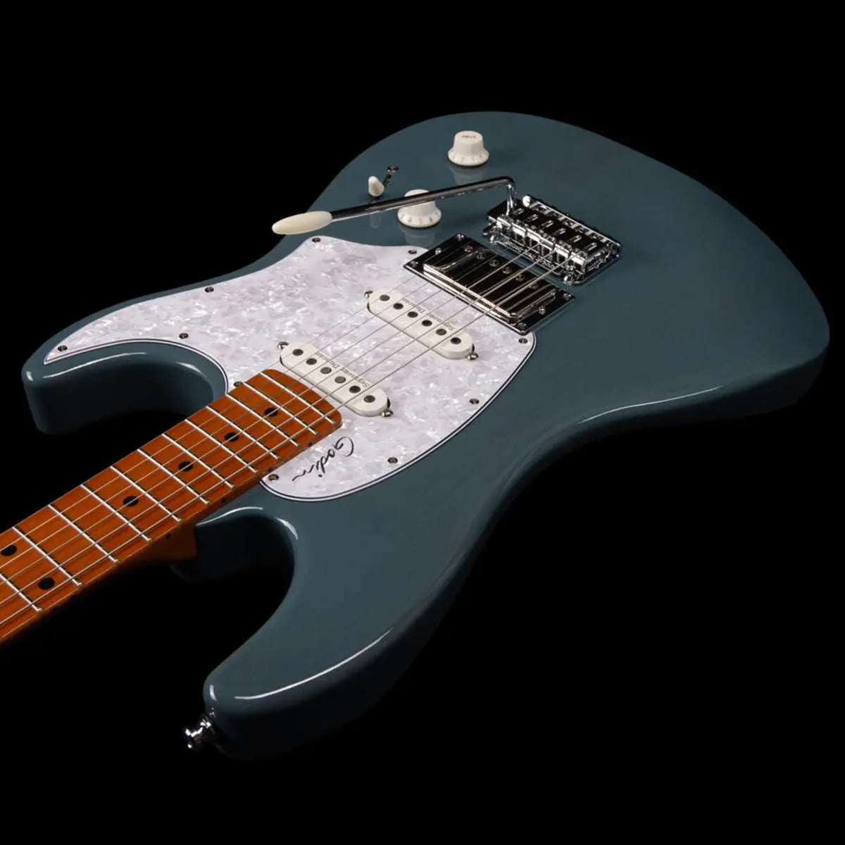 Godin Session T-Pro Electric Guitar ~ Arctik Blue MN - Image 11