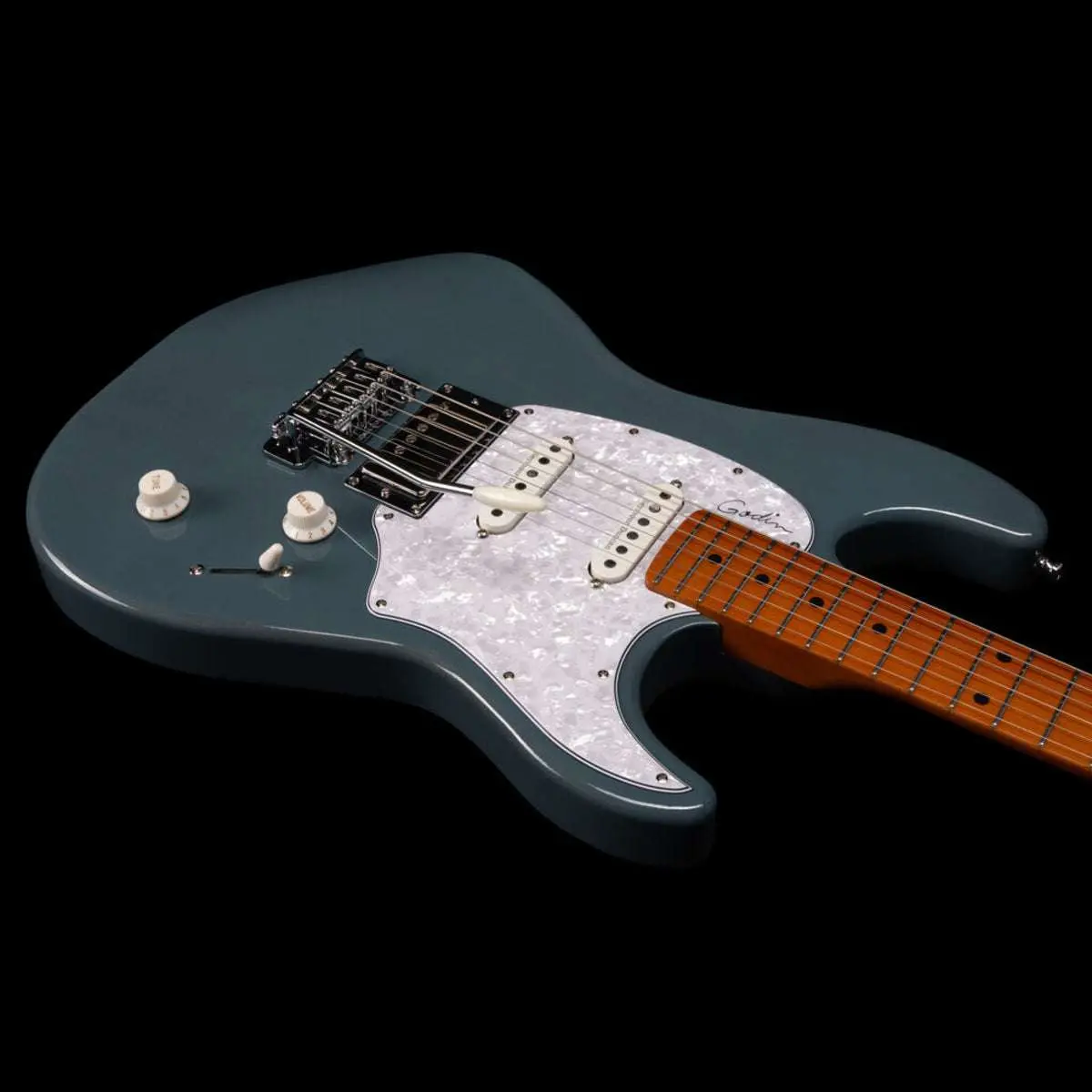 Godin Session T-Pro Electric Guitar ~ Arctik Blue MN - Image 14