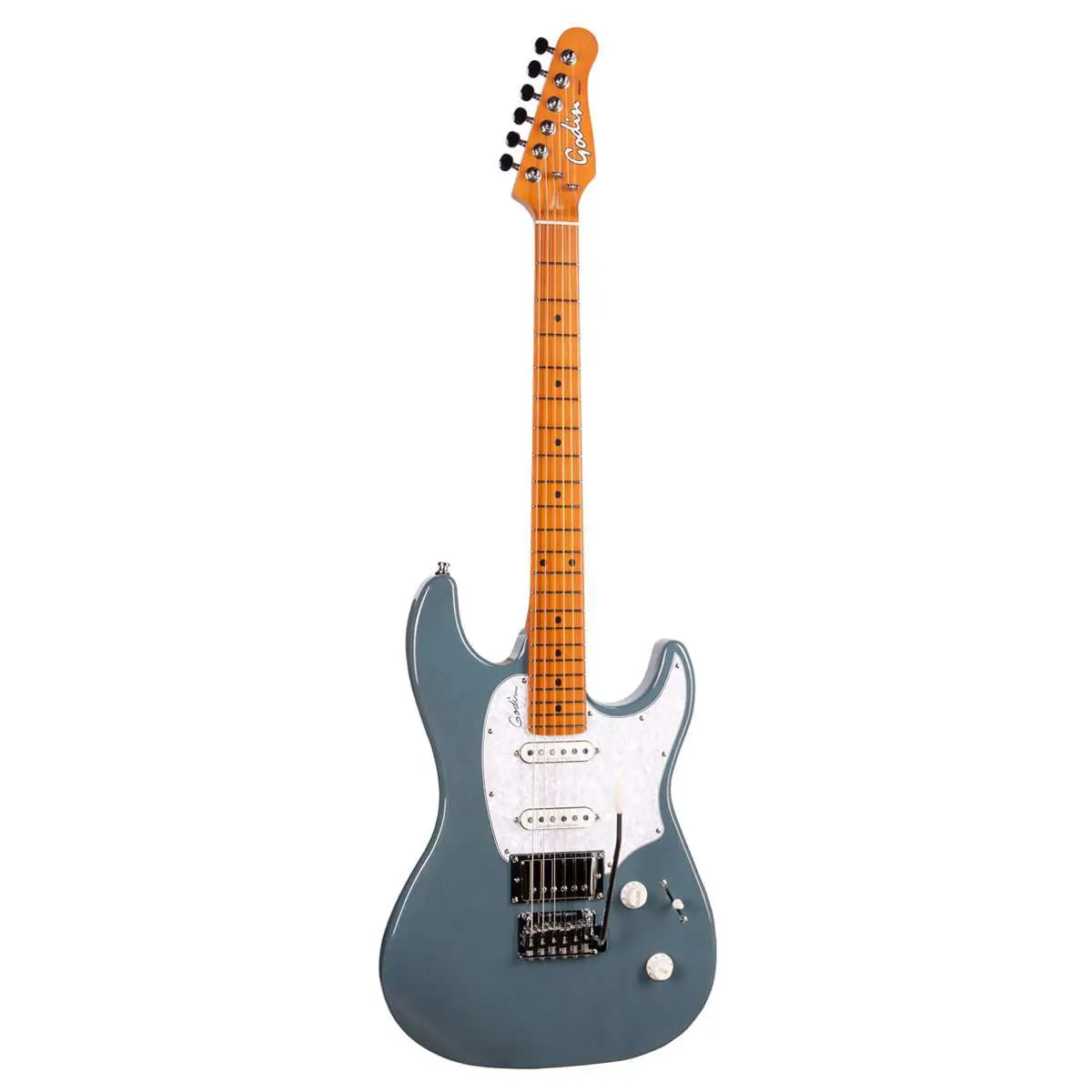 Godin Session T-Pro Electric Guitar ~ Arctik Blue MN - Image 2