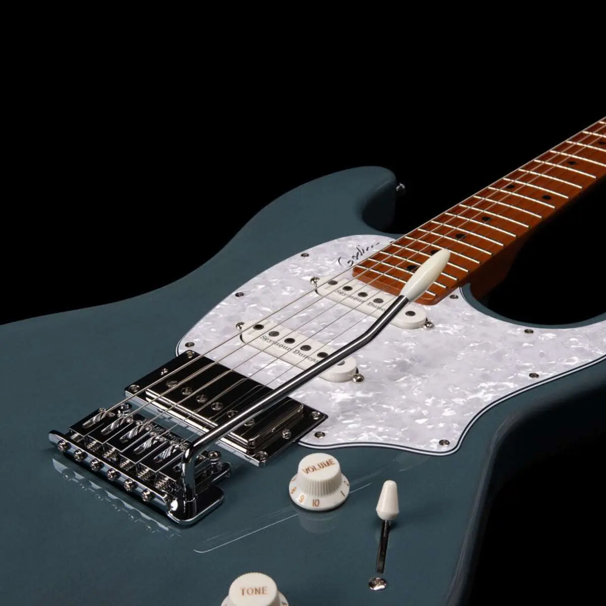 Godin Session T-Pro Electric Guitar ~ Arctik Blue MN - Image 7
