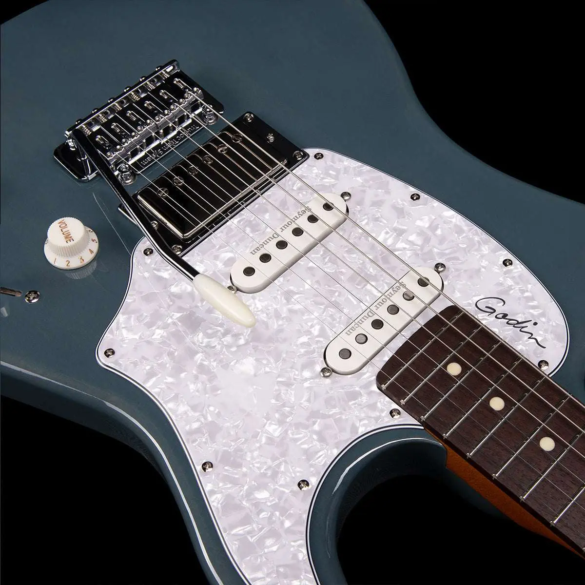 Godin Session T-Pro Electric Guitar ~ Arctik Blue RN - Image 14