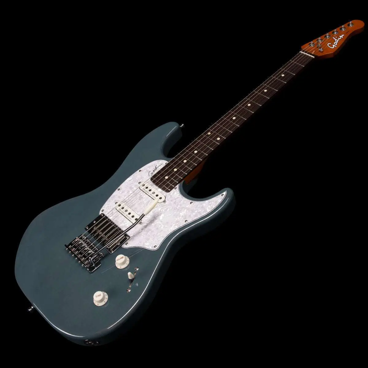 Godin Session T-Pro Electric Guitar ~ Arctik Blue RN - Image 15