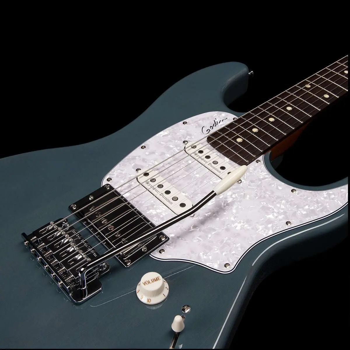 Godin Session T-Pro Electric Guitar ~ Arctik Blue RN - Image 8