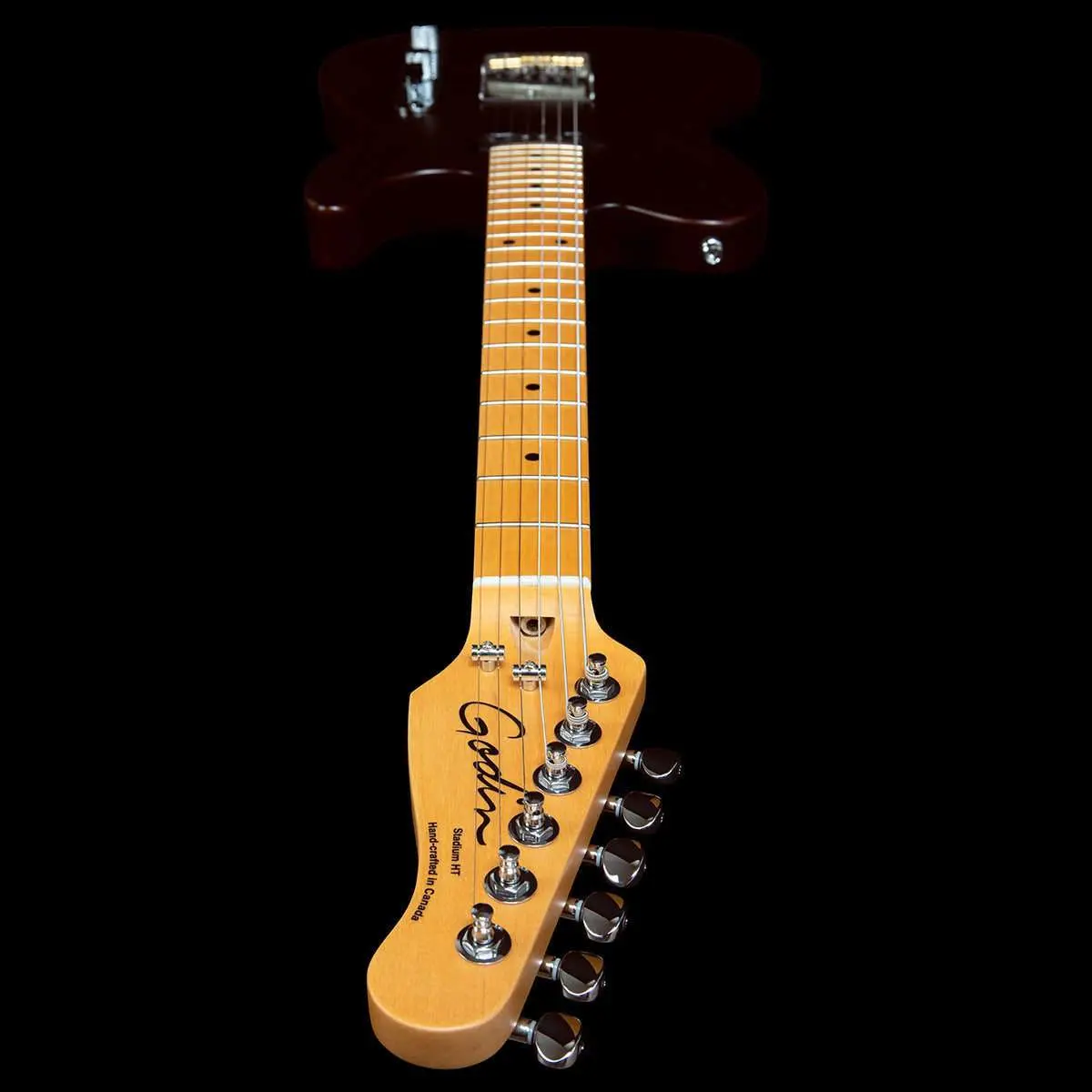 Godin Stadium HT Electric Guitar ~ Havana Brown MN - Image 15