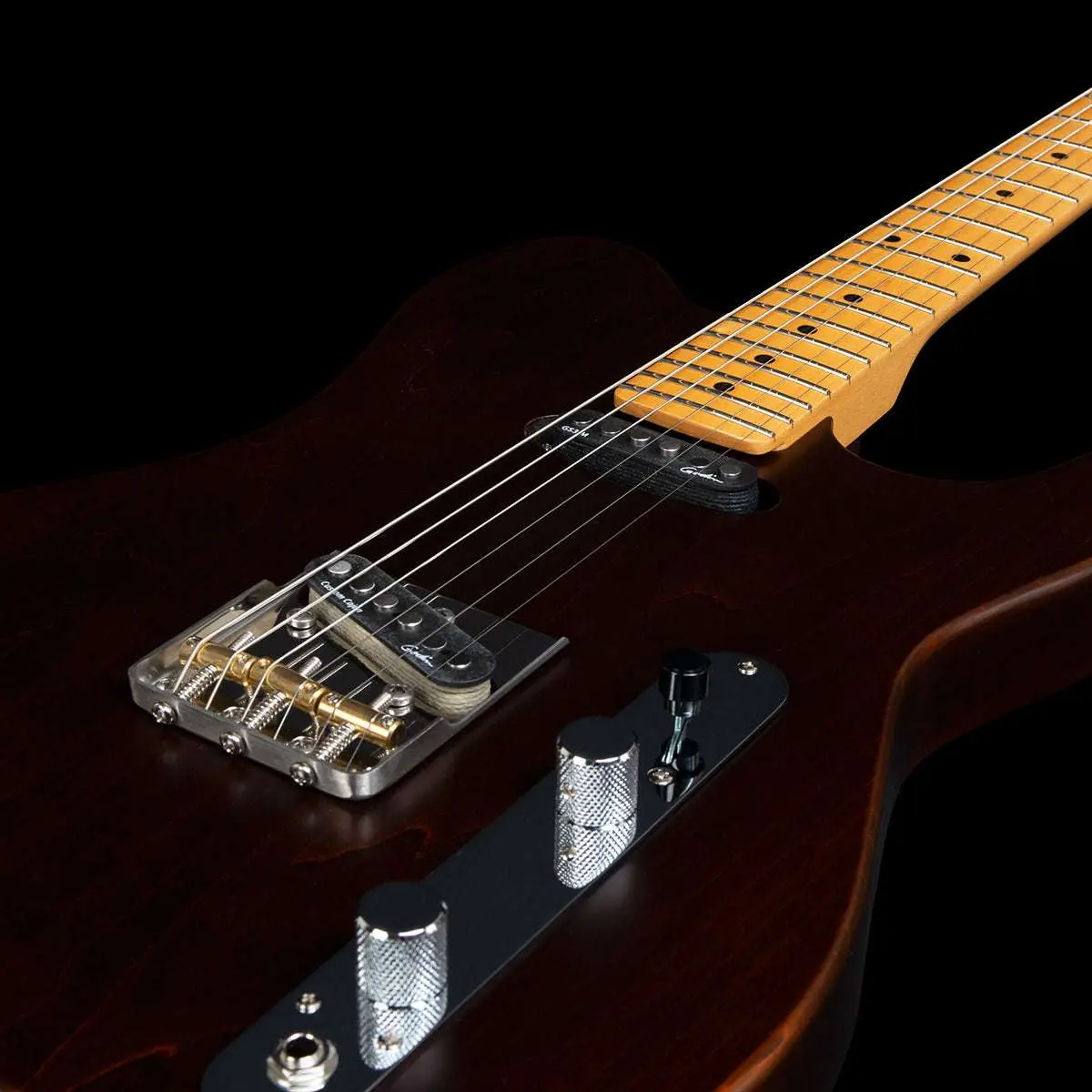 Godin Stadium HT Electric Guitar ~ Havana Brown MN - Image 6