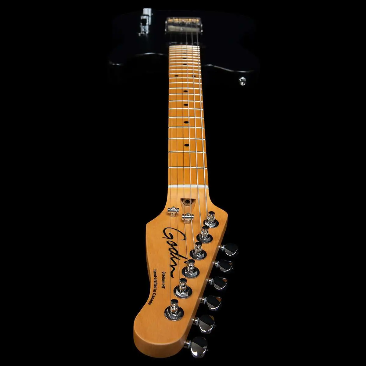 Godin Stadium HT Electric Guitar ~ Matte Black MN - Image 10