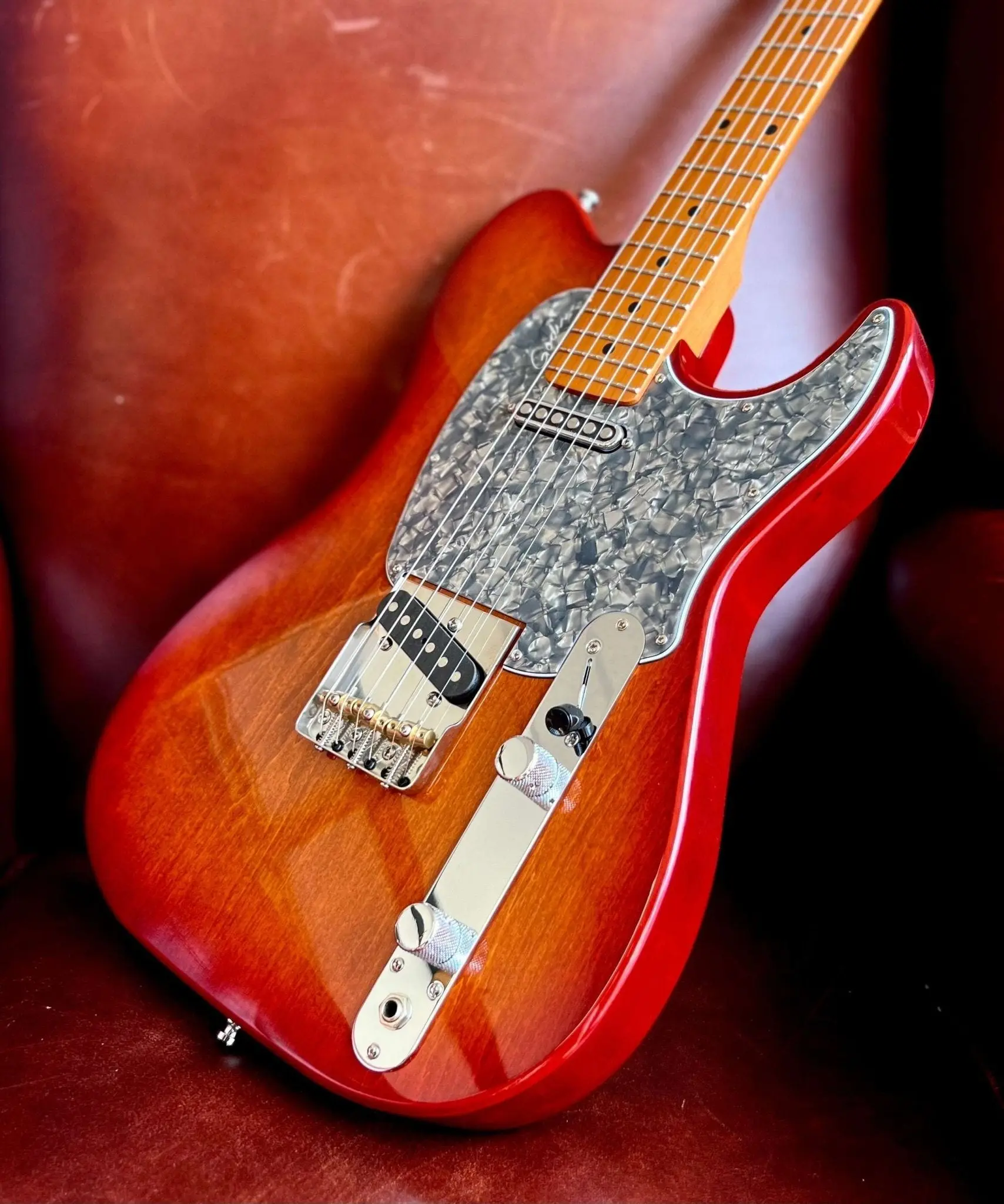 Godin Stadium Pro Electric Guitar ~ Sunset Burst MN - Image 3