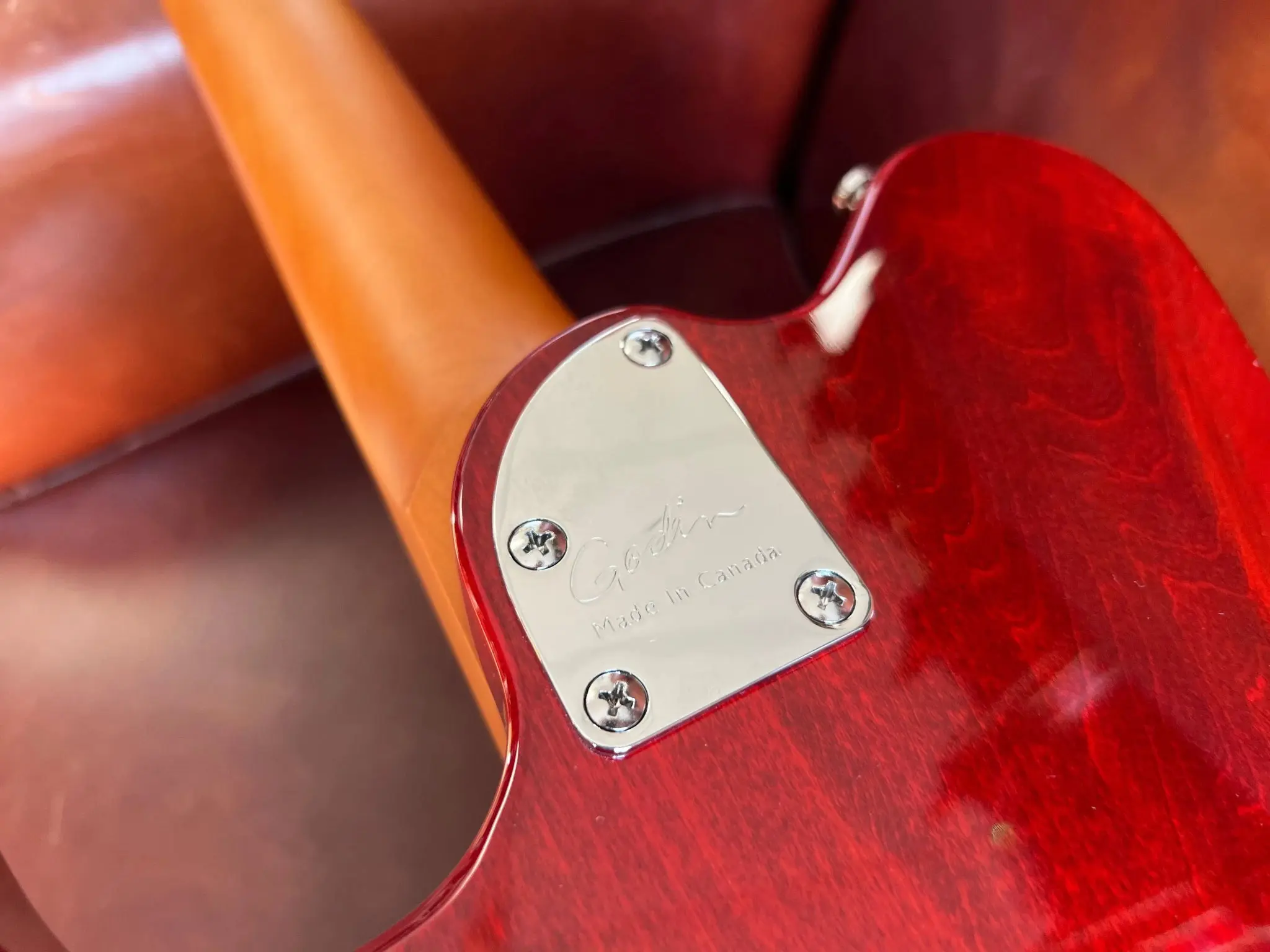 Godin Stadium Pro Electric Guitar ~ Sunset Burst MN - Image 6