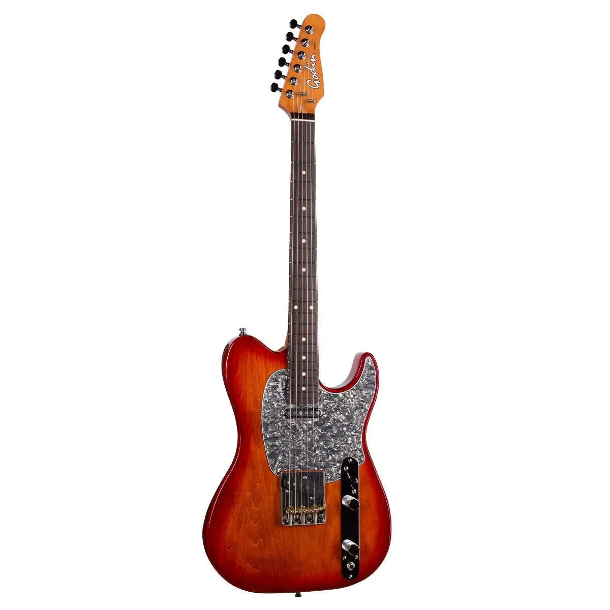 Godin Stadium Pro Electric Guitar ~ Sunset Burst RN - Image 12