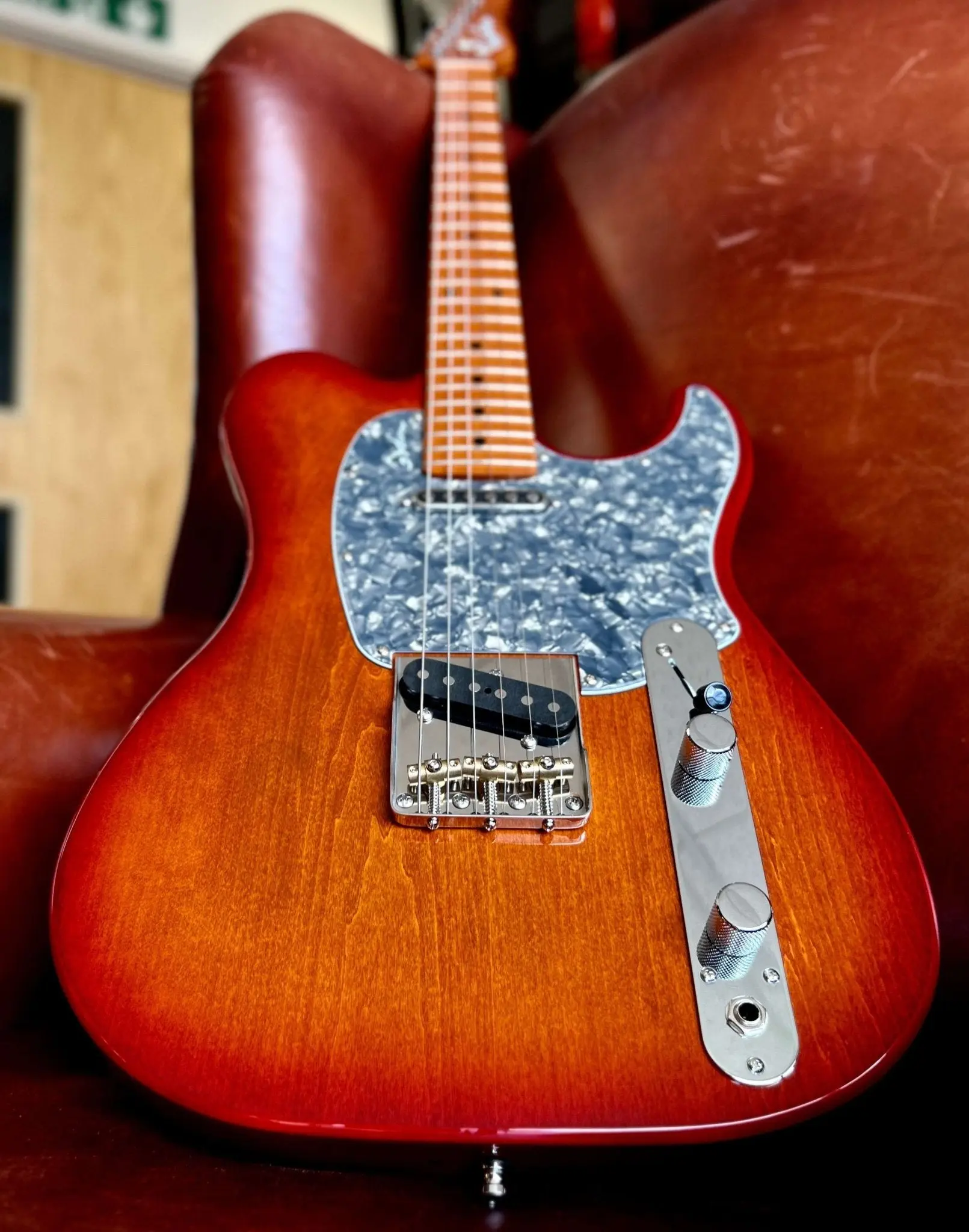 Godin Stadium Pro Electric Guitar ~ Sunset Burst RN - Image 6