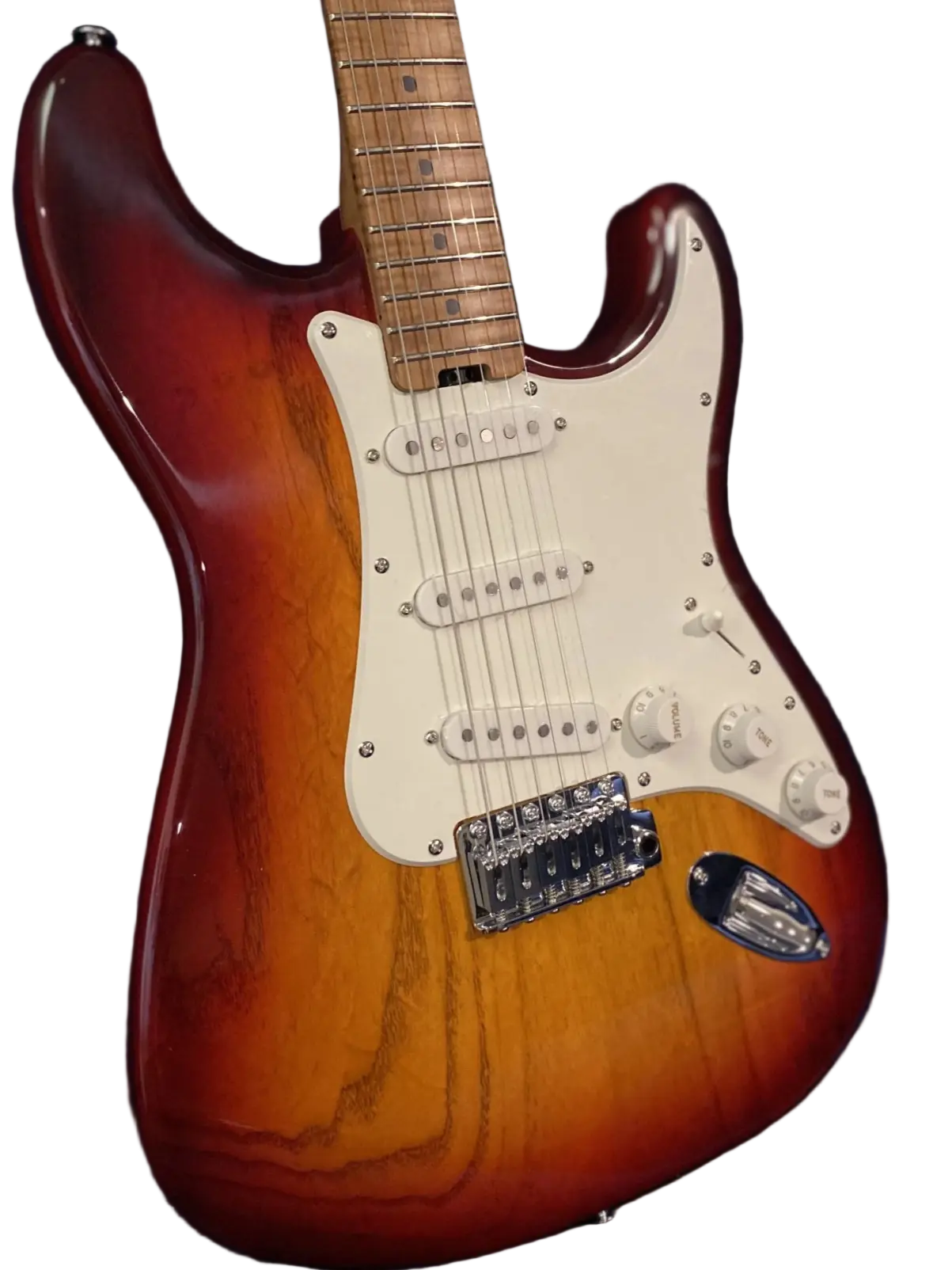 Gordon Smith Classic S Autumn Burst Swamp Ash AAAAA Roasted Flame Maple Neck - Image 3