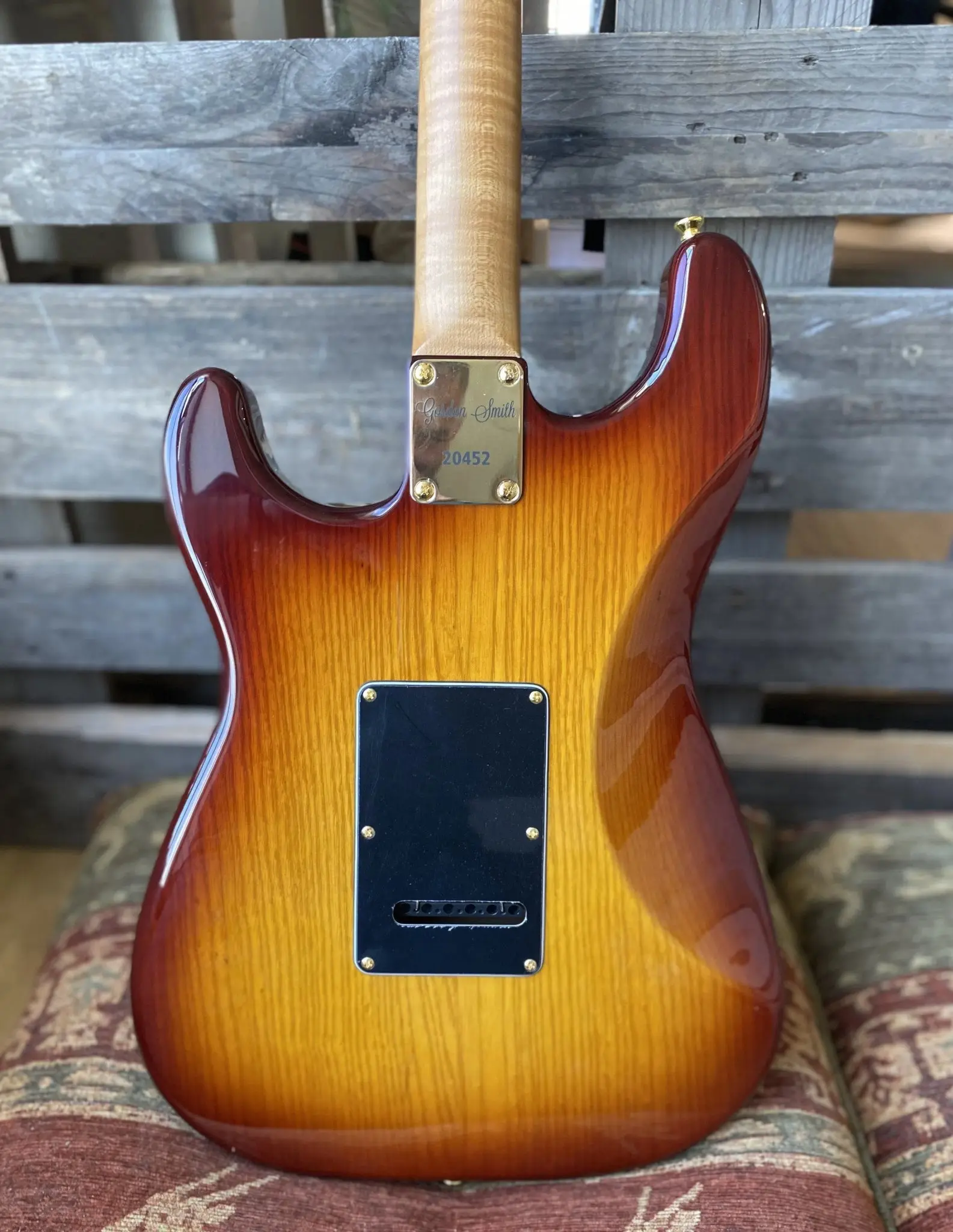 Gordon Smith Classic S HSS Tobacco Burst Swamp Ash Custom AAAAA Honey Roast Maple Neck & Board SN: 20452 - Image 5
