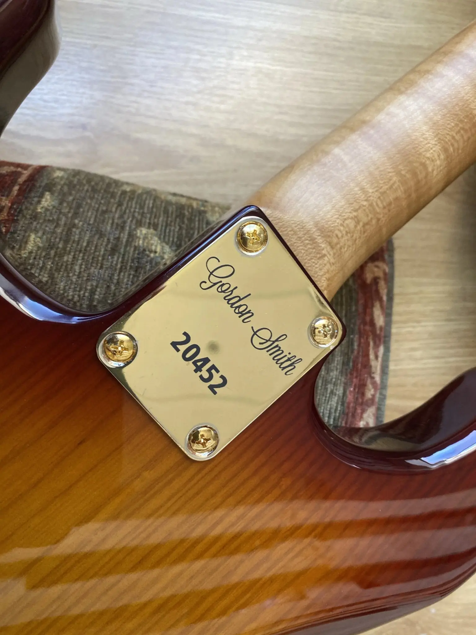 Gordon Smith Classic S HSS Tobacco Burst Swamp Ash Custom AAAAA Honey Roast Maple Neck & Board SN: 20452 - Image 7