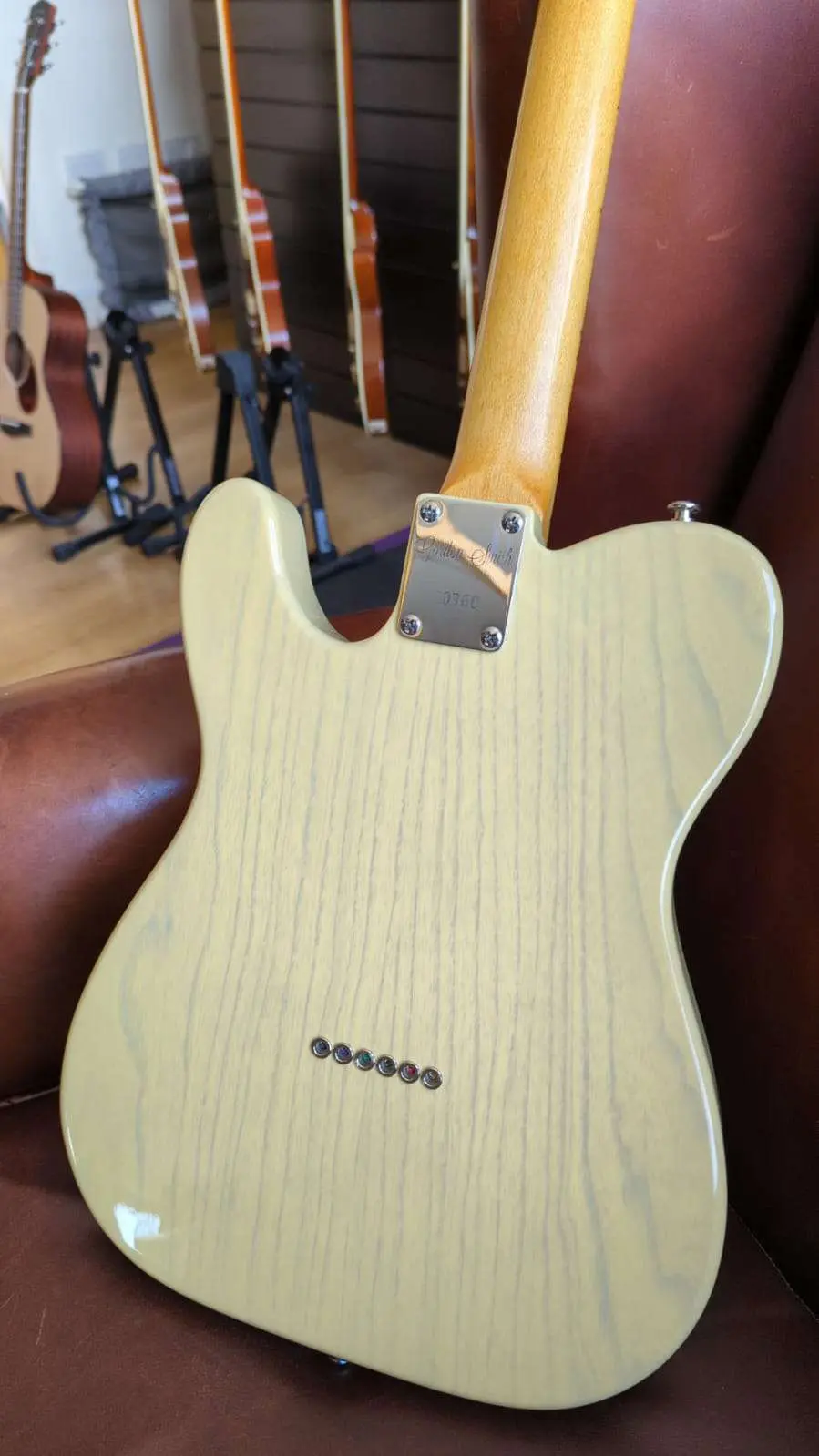 Gordon Smith Classic T Custom Pro Spec W'Trans Blonde Full Gloss Inc CTS / Switchcraft - Image 6