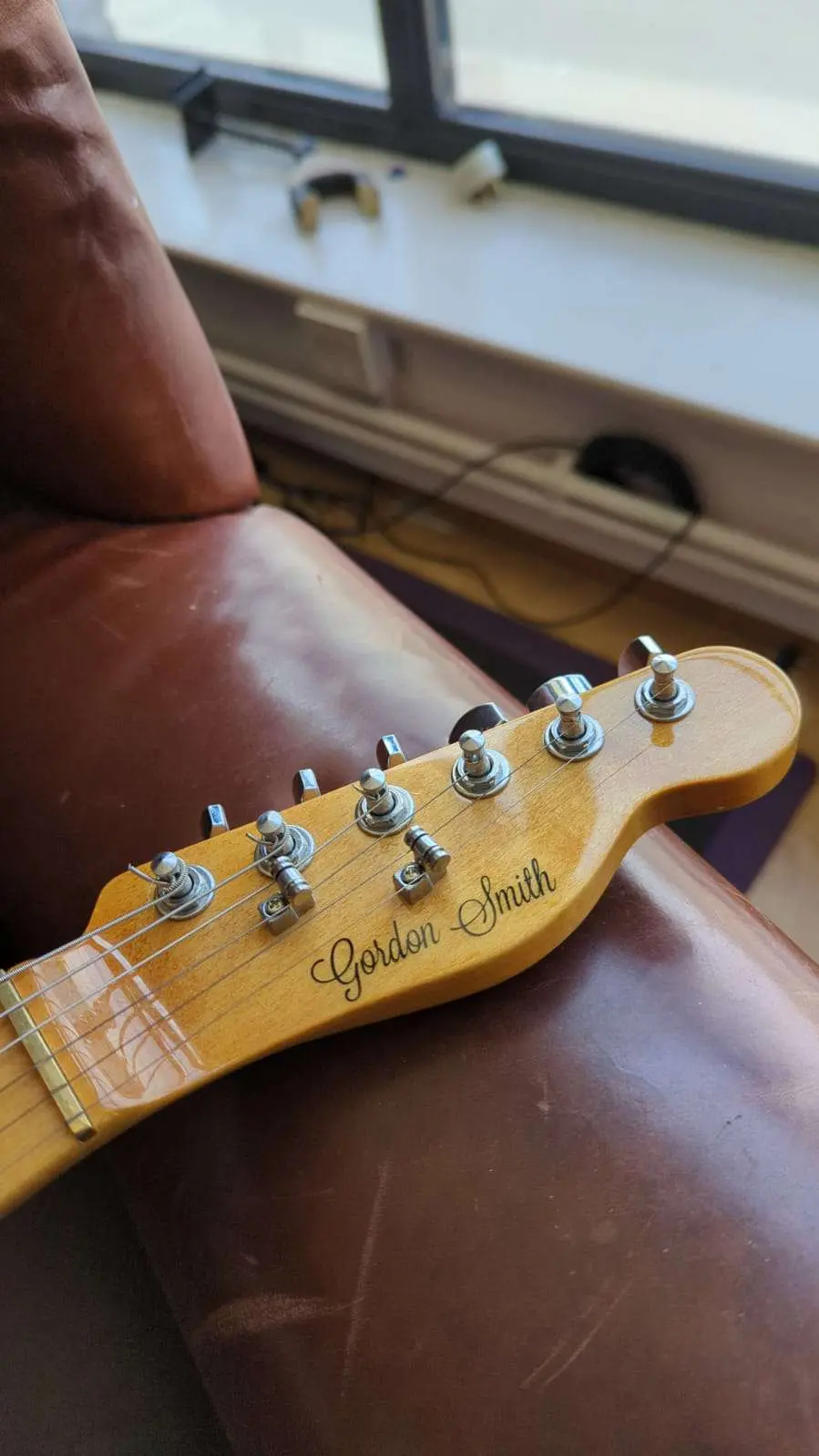 Gordon Smith Classic T Custom Pro Spec W'Trans Blonde Full Gloss Inc CTS / Switchcraft - Image 8